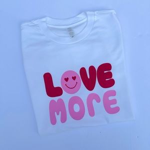 Valentine kid shirt, size S(6-7), new, never used, unisex